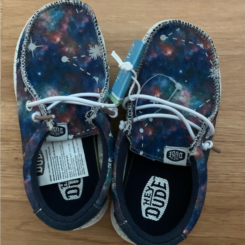 Hey Dude Kids Cosmic Blue Sneakers
